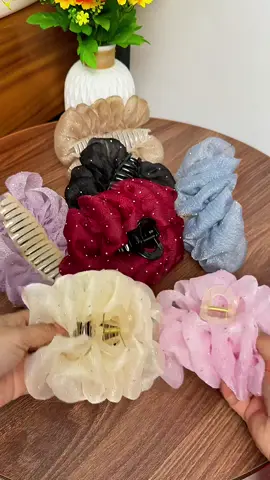 Kẹp tóc càng cua bồng bềnh #keptoc #kepcangcua #kepxinh #keptocnu #kepcangcuabongbenh 