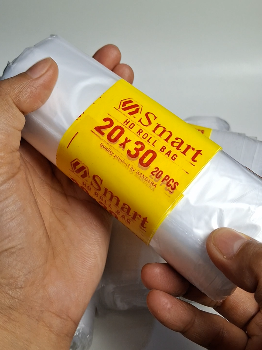 SMART PLASTIC 20X30 INCHES HIGH QUALITY PLASTIC 100 PCS ROLL BAG Kung naghahanap ka ng  matibay makapal mura  at di mabilis mabutas na plastic pwede mo i try ang quality ng plastic na to perfect gawing garbage bag laundry plastic at iba pa.. mas makakamura at makakatipid ka kung dito ka bibili unlike sa palengket at supermarket #smartplastic  #laundryplastic  #garbagebag  #trashbag  #plastic  @ThePlasticPlace 