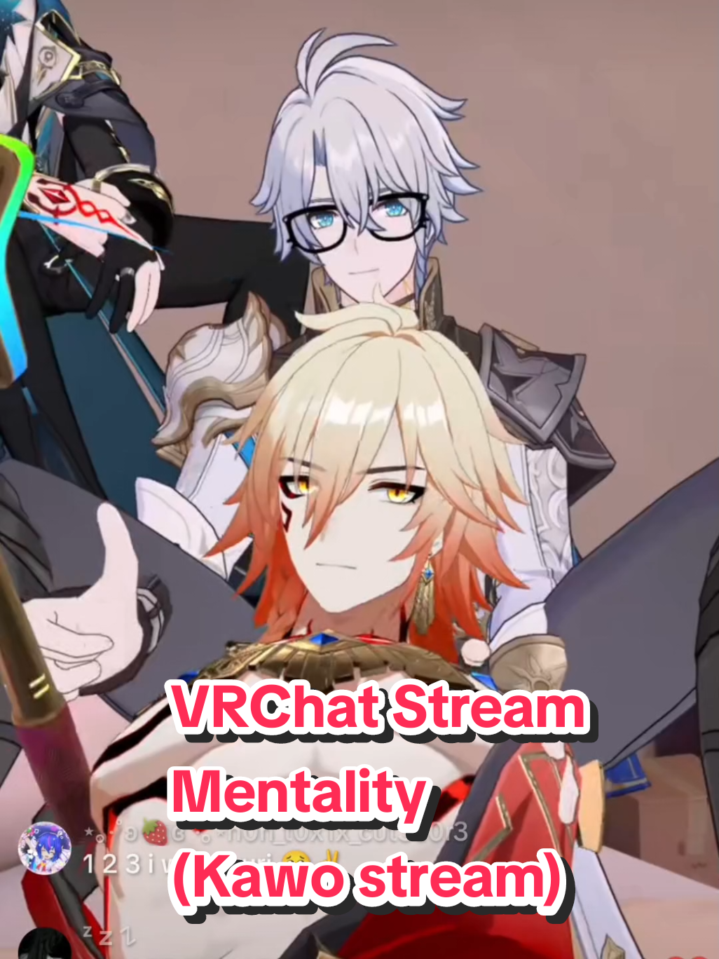 vrchat stream mentality except it got worse as the video went on 🙂 this vr stream looks like yall on crack but we do enjoyed it thank you sm goats 🤣 credit : @epicnicechillgirl  @blossomalec  @bulletpoofjp  @champion.vo  Dylan??? (i'm sorry i don't know his social) #hsr #HonkaiStarRail #vrchat #phaidei #chrysosheirs 