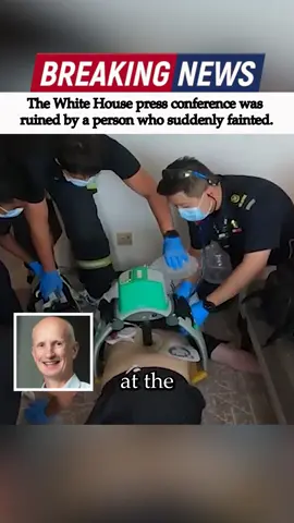 Novo Nordisk executive Gordon Findlay COLLAPSES in front of Trump in Oval Office#trump #usau #america #novonordisk #help #newsconference 