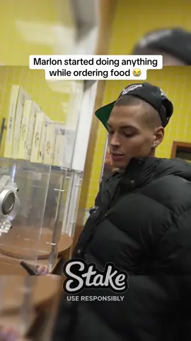 Marlon started doing anything while ordering food 😭 #marlon #fyp 