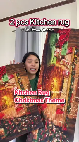 Kitchen rug Christmas theme Christmas design decor #kitchenrug #kitchen #kitchenchristmasdecor #christmasdecor #Christmas 