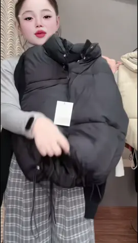 Áo Phao Nữ Tay Len Dáng Ngắn Form Ôm #aophaonu #thoitrangnu #xuhuong #aophaotranbong 