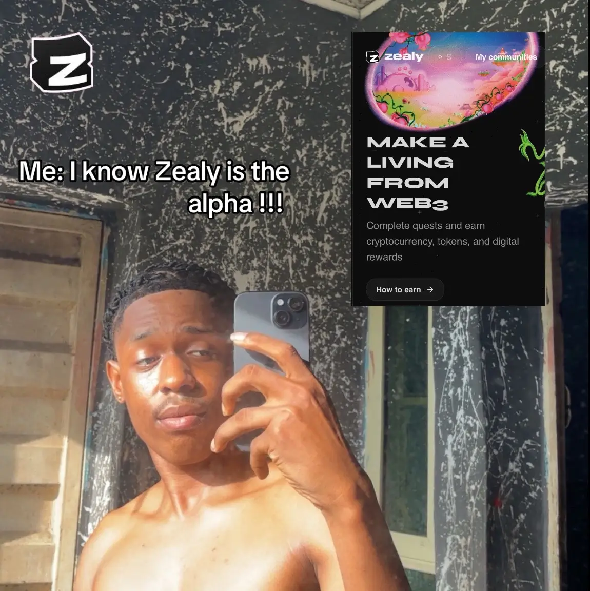 To creators in the web3 space who are actually looking for early adoption to earning… @Zealy is the right place to onboard yourself. #fyp #web3 