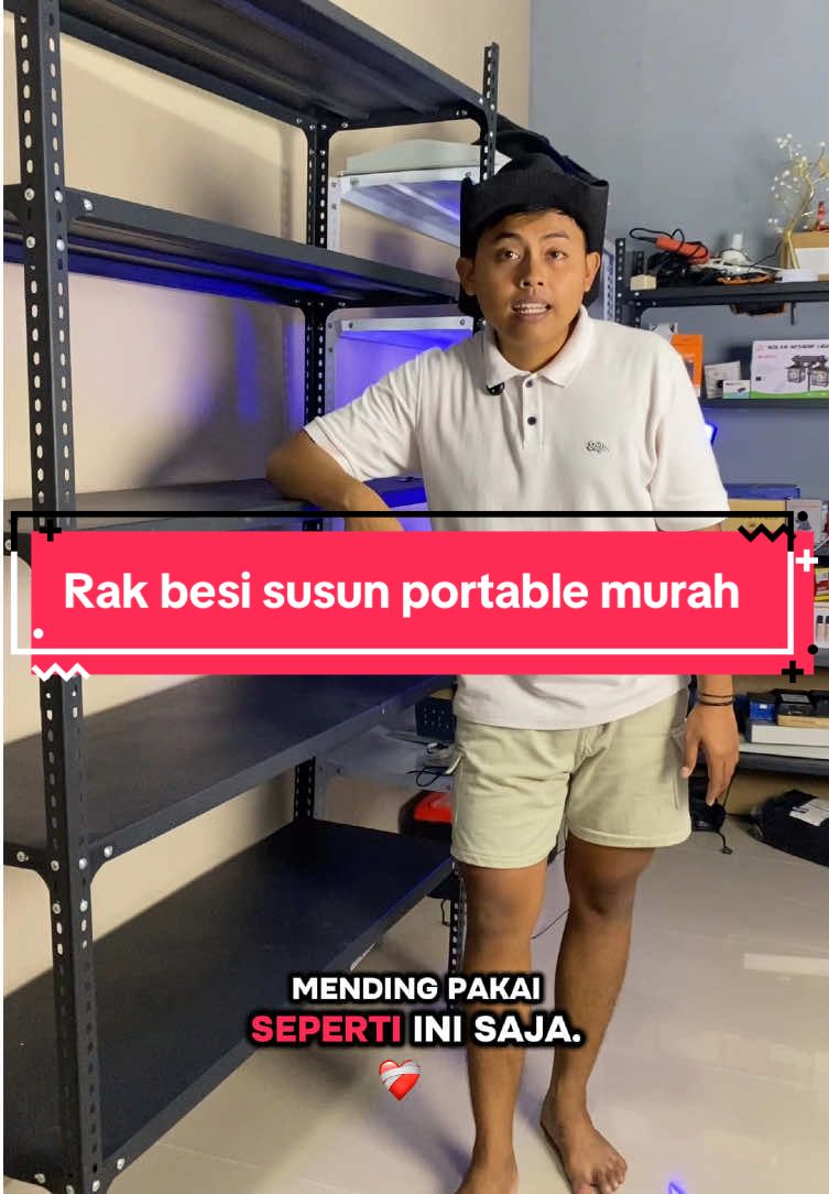 Rak susun dari besi baja karbon #raksusun #rakbesisusun #raksusunportable #fyp 