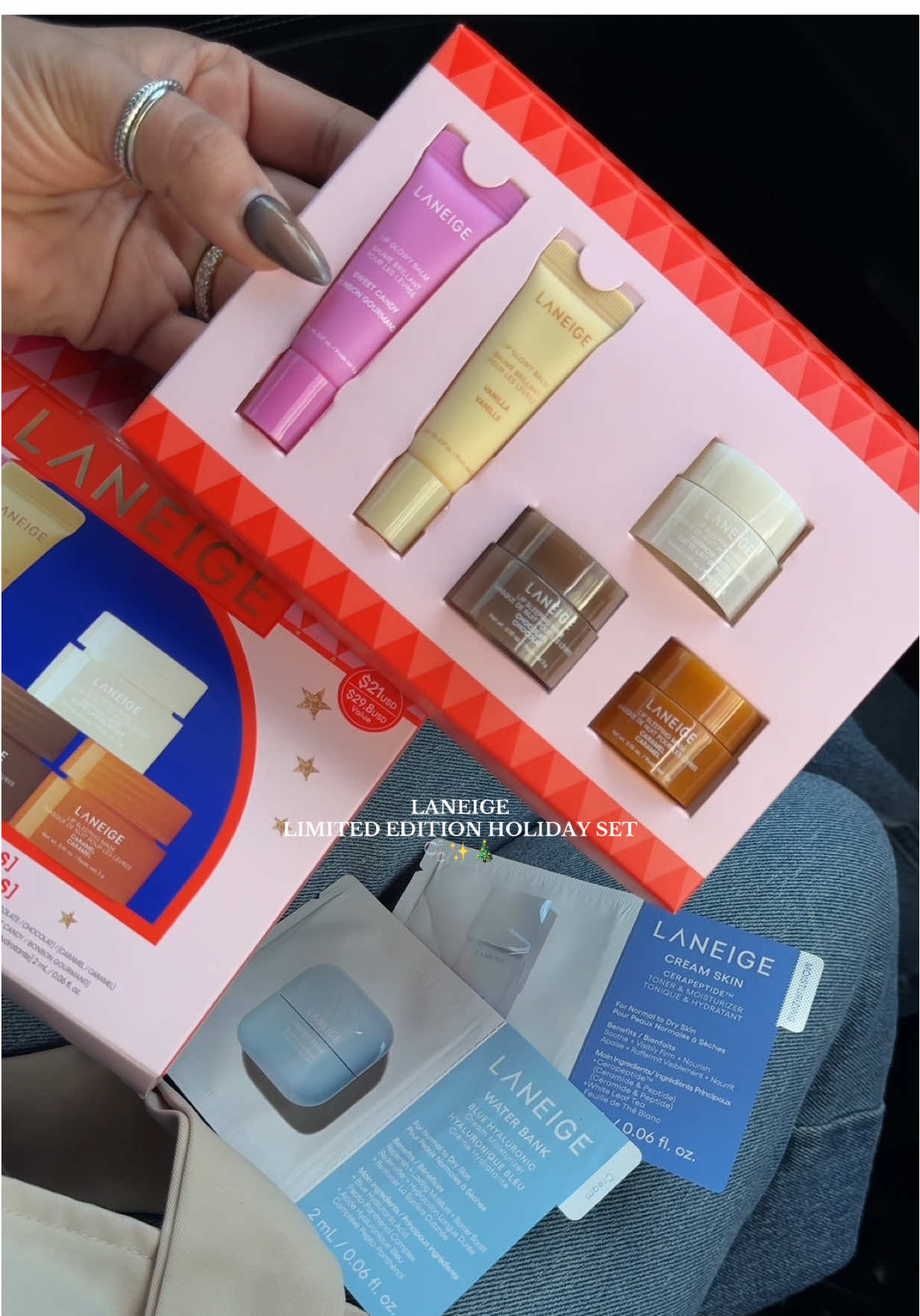 started your christmas gift shopping now 💗🫧 #laneige #lipbalm #giftidea #christmasshopping #fyp 