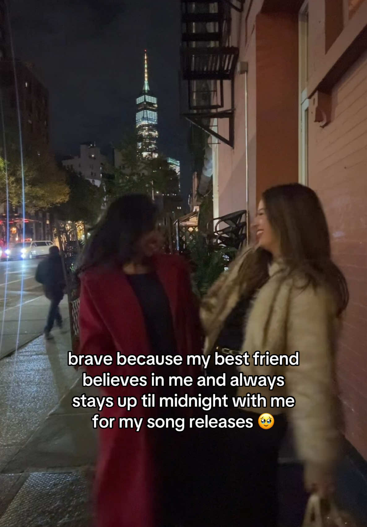 first to hear it after I wrote it in Jan too🥹🫂🖤 @Ankita Tejwani #bffs #pursueyourdreams 