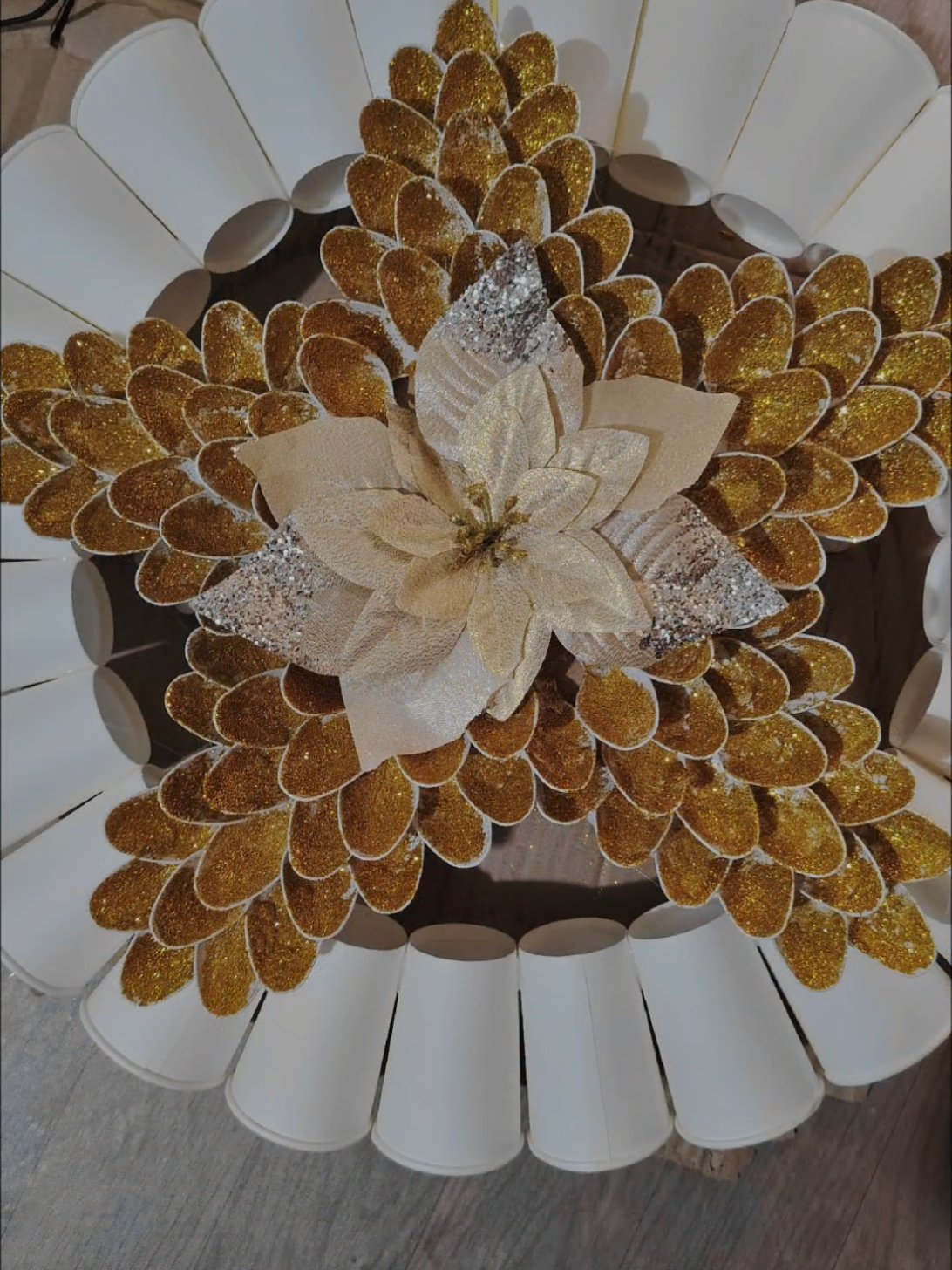 DIY CHRISTMAS LANTERN! RECYCLABLE MATERIALS #DIY #lantern #parol #christmasdecor  #fyp 