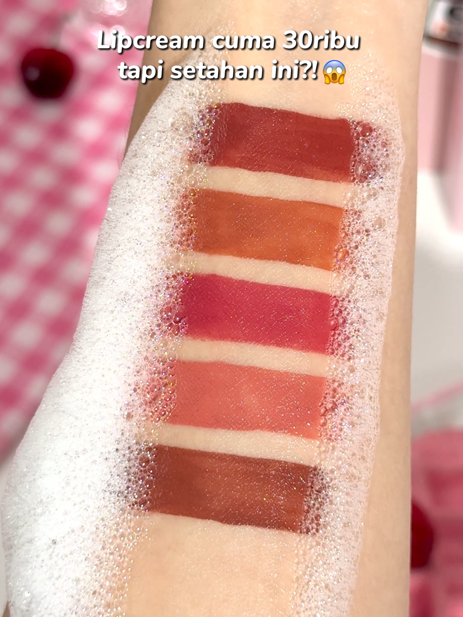 Lipcream 30ribuan tapi udah bener bener setahan banting ini?! 😱😱#dazzleme #dazzlemebeauty #dazzlemeindonesia #dazzlemeid #dazzlemelipcream #dazzlemeinkmatte #inkmatte #inkmattelipcream #lipcream