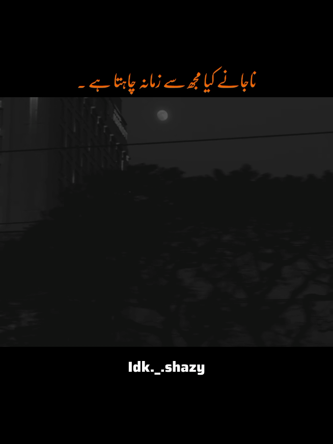 ناجانے کیا مجھ سے زمانہ چاہتا ہے  #1millionaudition#aesthetic#foryoupage#foryou#poetrystatus 