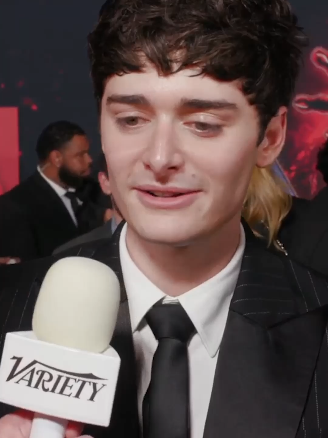 #NoahSchnapp says the strangest thing about him is that he doesn't like #TheLifeofAShowgirl by #TaylorSwift