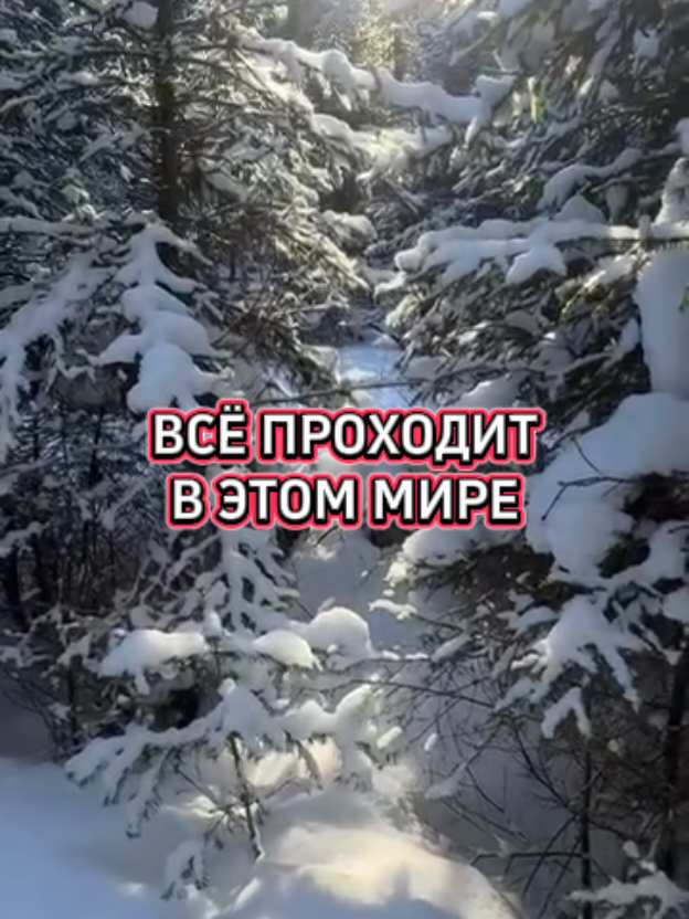 Всё проходит в этом мире.