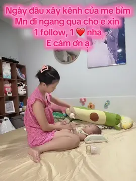 Ngày đầu tiên xây kênh….. cố gắng 🍀#mebimxaykenh #fyp #mebimsuachamcon 