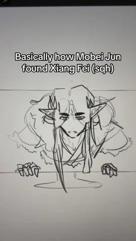 Bro crawling out of his computer is kinda hilarious I WANT TO READ THE NEW EXTRAS SO DAMN BAD  - - - #fyp #svsss #shangqinghua #mobeijun #danmei 