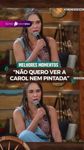 Na Cabine de Descompressão, Yoná respondeu sobre quem ela não quer ver mais fora do reality. A advogada respondeu Carol: 