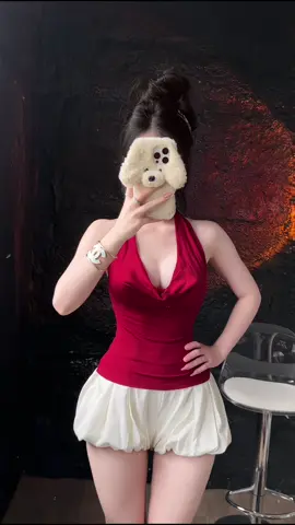 Áo yếm cổ đổ #reviewlamdep #xuhuong #vayxinh #review 