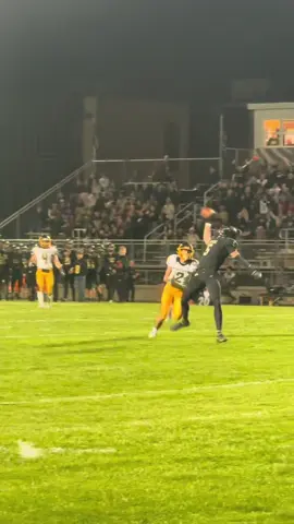 Landon Blum helps lead Woodbine to the Dome after crazy 1 handed catch! #highschoolfootball #onehanded  #playoffs #viral #espn 