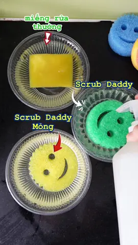 Mỏng hơn, rẻ hơn mà vẫn xịn như bản fullsize | Scrub daddy essentials | Nhân check #review #nhancheck 