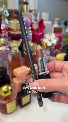 The perfect nudes! MAC Nude Icons Lip Duo comes with a lip pencil and lipstick!✨ @maccosmetics 