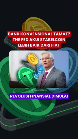 Stablecoin Dapat Restu The Fed! 💥 Gubernur The Fed, Christopher Waller, menilai stablecoin bisa jadi masa depan sistem pembayaran global 🌍 Waller juga menegaskan, stablecoin bukan ancaman bagi kebijakan moneter, tapi justru pendorong inovasi finansial 🚀 Apakah ini awal perubahan besar bagi sistem keuangan dunia? 🤔 ‼️ Disclaimer: Postingan ini hanya untuk edukasi, bukan ajakan membeli atau menjual aset investasi. __________ #stablecoin #thefed #fintech #ekonomidigital #crypto #blockchain #uangdigital #digitalpayment #ekonomi #finance #inovasi #bankdigital #usd #usdc #teknologikeuangan #investasi #cryptonews #bisnis #trending #fyp #fypシ #fypage #AkademiBitorex #AkademiBitorex_Ltd