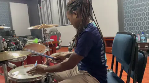 Camera check😂🤗! #drums #recording #music #femaledrummer #tiktoksa #tiktokuk #tiktoknigeria #fyp