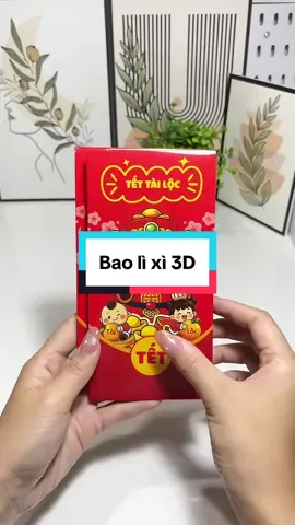 Bao lì xì thích hợp tặng người thân nè  #baolixi #lixitet #baolixi3d #tet2026 #lanriviu 
