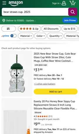 Starbucks' New Holiday Teddy Bear Cup #coffestarbucks #teddybear #amazon 