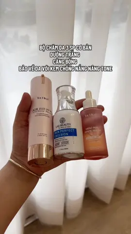 Muốn da căng bóng, sáng da đều màu thì đừng bỏ qua set này nha #sữa_dưỡng_rong_nho #meso_peel #chống_nắng_the_high #TheHigh #xuhuong 