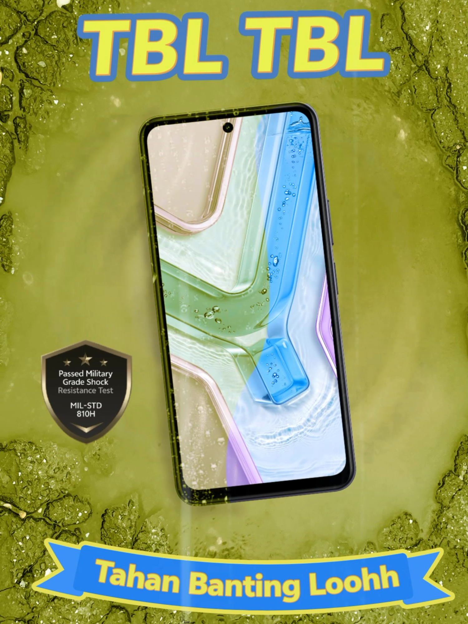Hidup emang gak ada yang tau, kayak handphone juga, kadang di atas, kadang nyemplung ke kubangan 😭😱 Tapi kalau pakai #vivoY21d, semua jadi lebih tenang. Udah punya SGS Drop Certification, #GakHabisHabis tangguhnya! 💪 Buktiin ketangguhan #vivoY21d, dapetin sekarang 🏃‍♂️💨