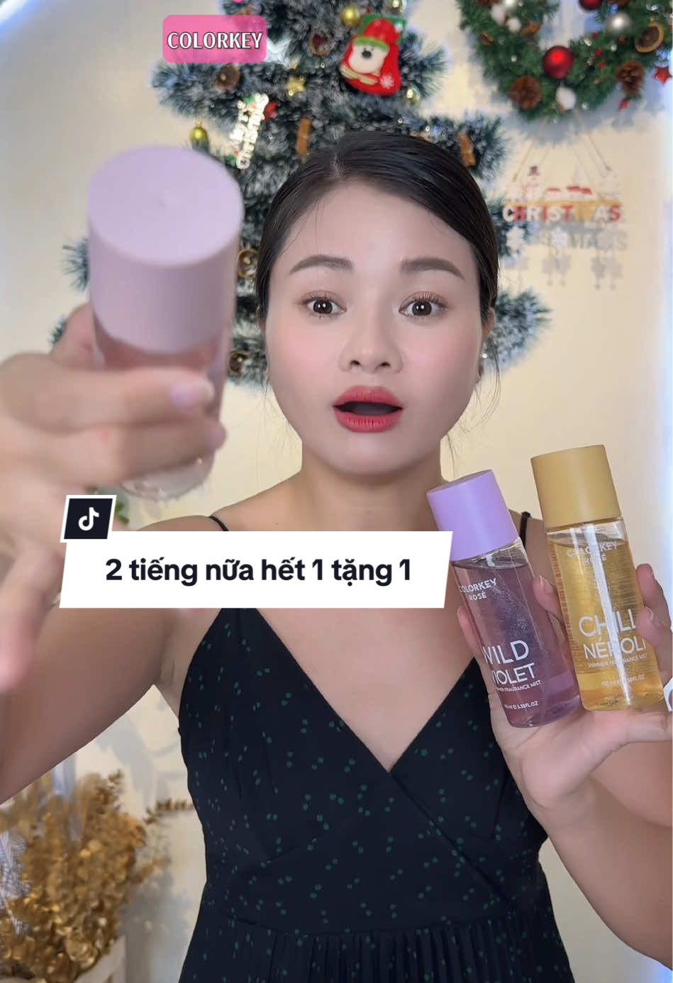 Gấppp 2 tiếng nữa hết deal 1 tặng 1 #colorkey #bodymist #bodymistcolorkey #bodymistnhu #hanalamdep 