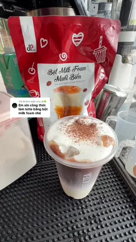 Trả lời @LN🍀 Chia sẻ cách pha cacao Latte kem muối tại nhà rất đơn giản nha mọi người tham khảo ạ #kemmuoi #botmilkfoammuoibien #nguyenlieuphache #congthucphache 