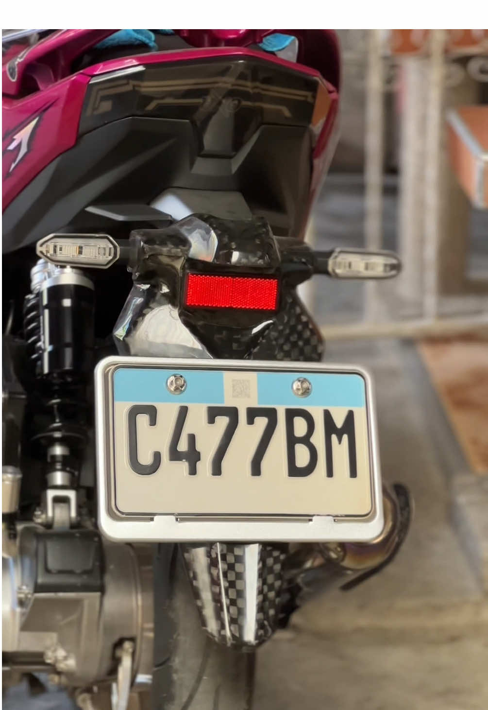 PLATE NUMBER PROTECTOR #uno #plateprotector #platenumberprotector #hondaclick #v3 