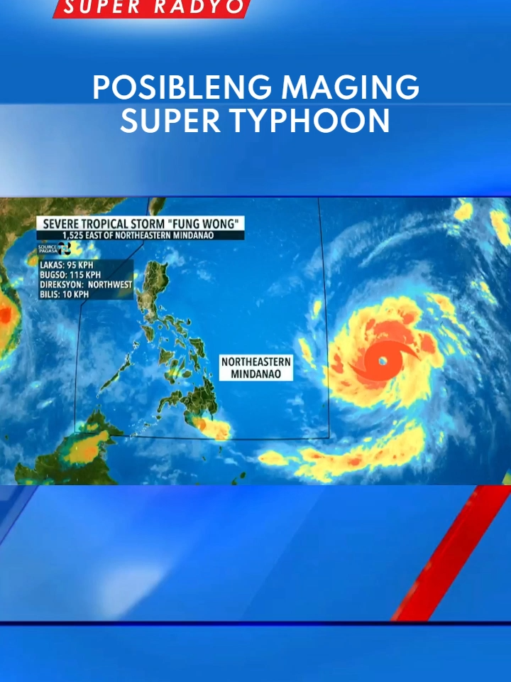 Bagyo sa labas ng Philippine Area of Responsibility na posibleng maging Super Typhoon, inaasahang papasok sa bansa mamayang gabi o bukas ng madaling araw. #newsph #icymi #fyp #tiktoknews #tiktoknewsph #breakingnewsph #flashreport #fypツ #dzbb #foryou #news #bantaypanahon #weather