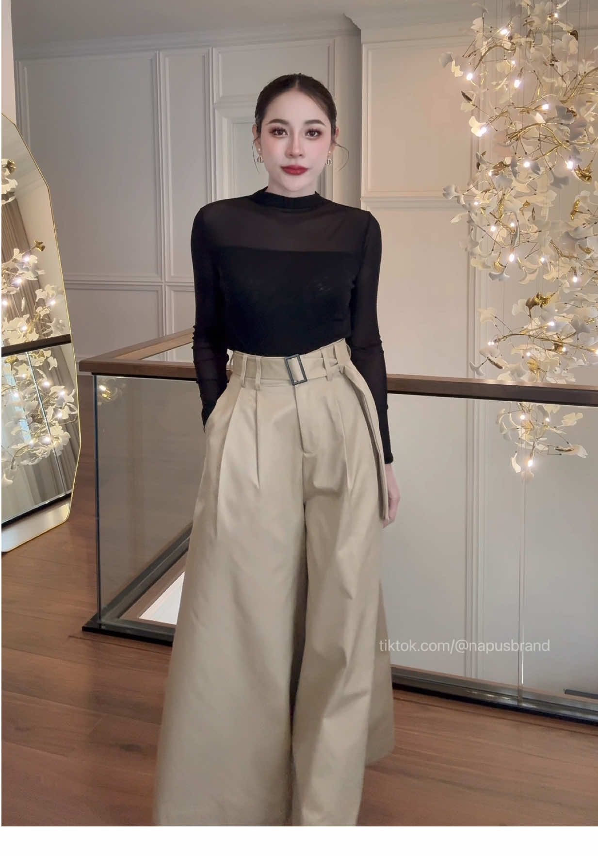 เสื้อซีทรูแขนยาวเข้าครบสีนะคะ #napusbrand  #เทรนด์วันนี้ 