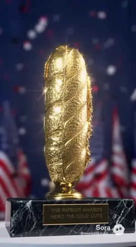 If the FOX Nation Patriot Awards honored the right people, this would be the trophy. #sandwichguy #foxnation #maga #ice 