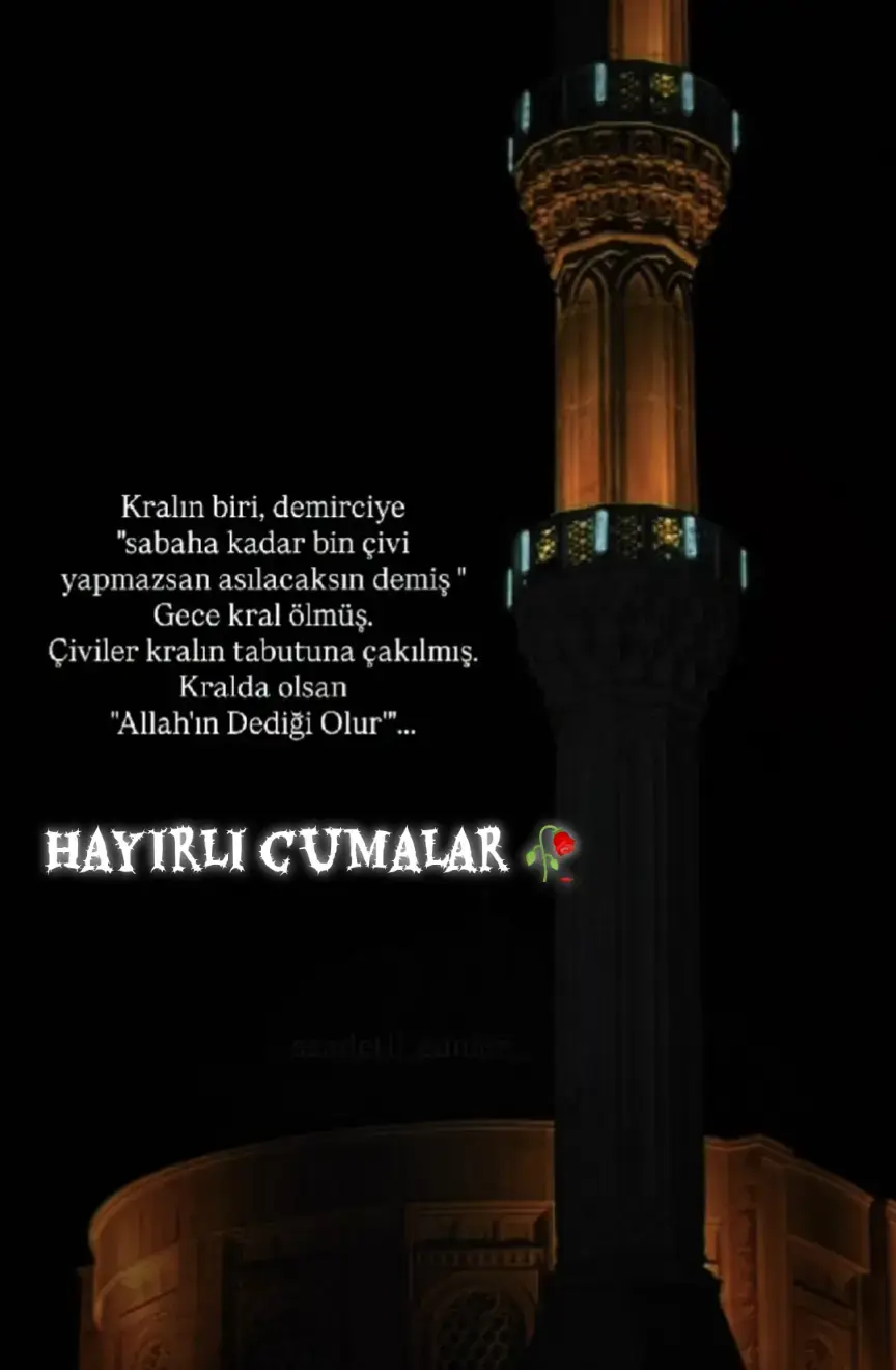 selam ve dua ile hayırlı cumalar 🥀