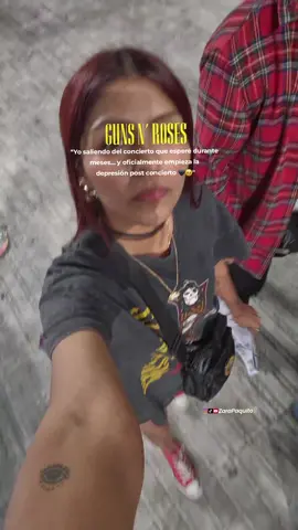 “¿Alguien más con depresión post concierto? 🖤 Esa sensación de vacío después de vivir el mejor día de tu vida no se explica… solo se siente. Comenta si también estás deprimido q halla acabado y sígueme para más momentos que entendemos solo los que amamos los conciertos🤘🏻 #PostConcierto #gunsnroses #DepresiónPostConcierto  #ConciertoInolvidable 