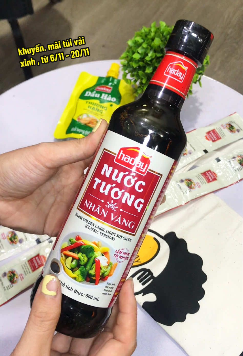 Nước tương nhãn vàng Haday #chouxabong #nuoctuong #nuoctuonghaday #haday #xuhuongtiktok 
