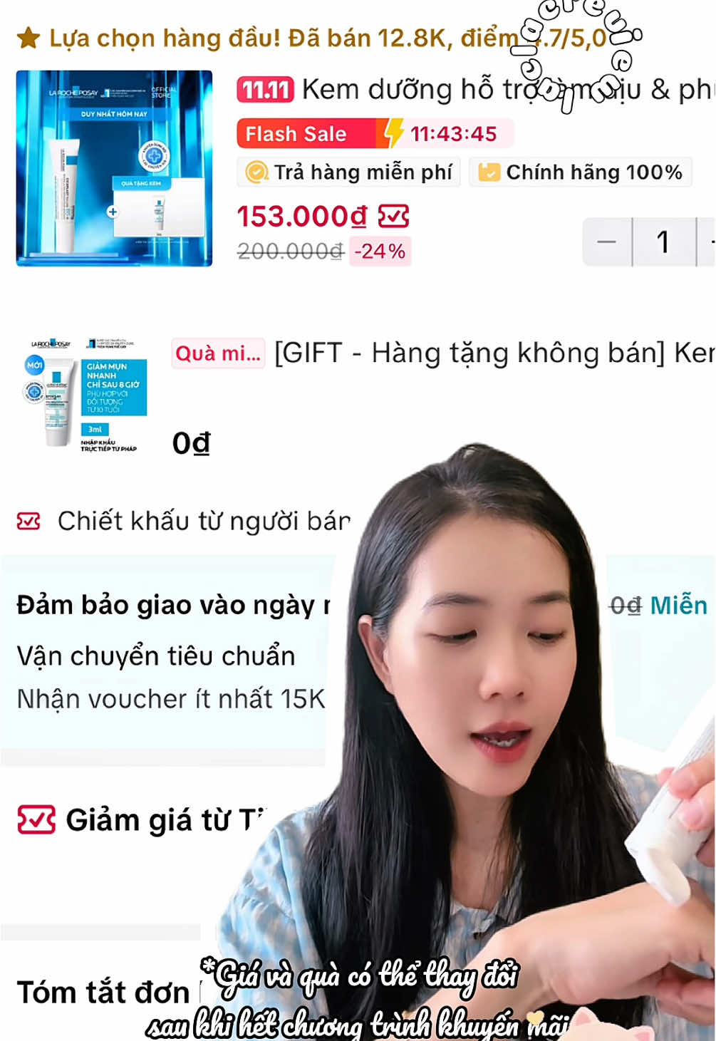 Kem dưỡng làm dịu & phục hồi da La Roche-Posay #larocheposay#larPVN #larocheposayvn #cicaplast #chamsocda  