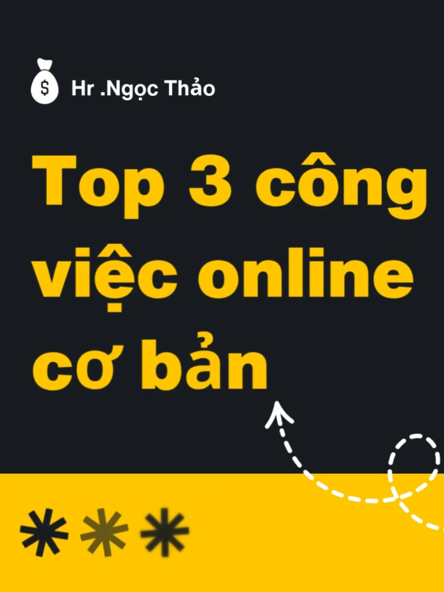 LƯU LẠI NGAY! 📌 3 job online cơ bản (CẦN KỸ NĂNG). Hr. Ngọc Thảo tổng hợp 3 job 