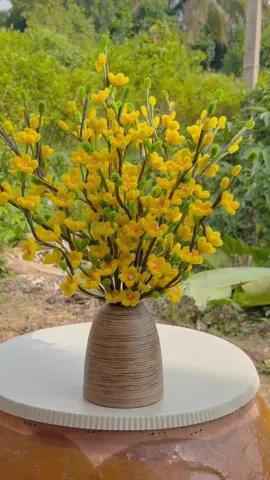 Thành phẩm cả bình mai cho mẹ chưng tết #hoakemnhung #hoachungtet #hoamaikemnhung #tet #xuhuong 