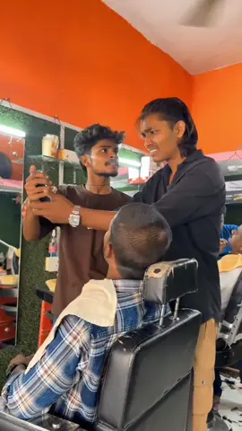 Honestly a valid reaction 😭 #haircut #fail #crashout #skit #notreal (via ladkahai99/IG) 