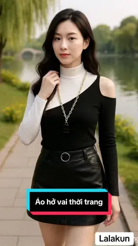 Áo hở vai thời trang nữ#thoitrangnu #viralvideo #xuhuong .