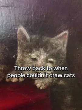 They looked so weird #midevil #cats #weird #drawings #ugly 