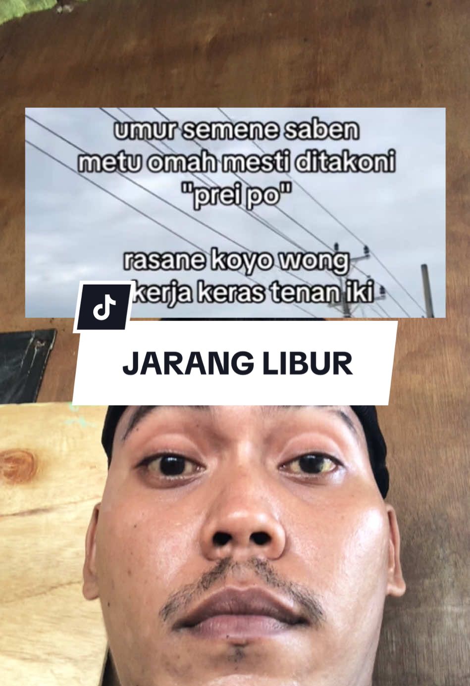 Akibat lembur terus  #fyp #oweng #katakata 