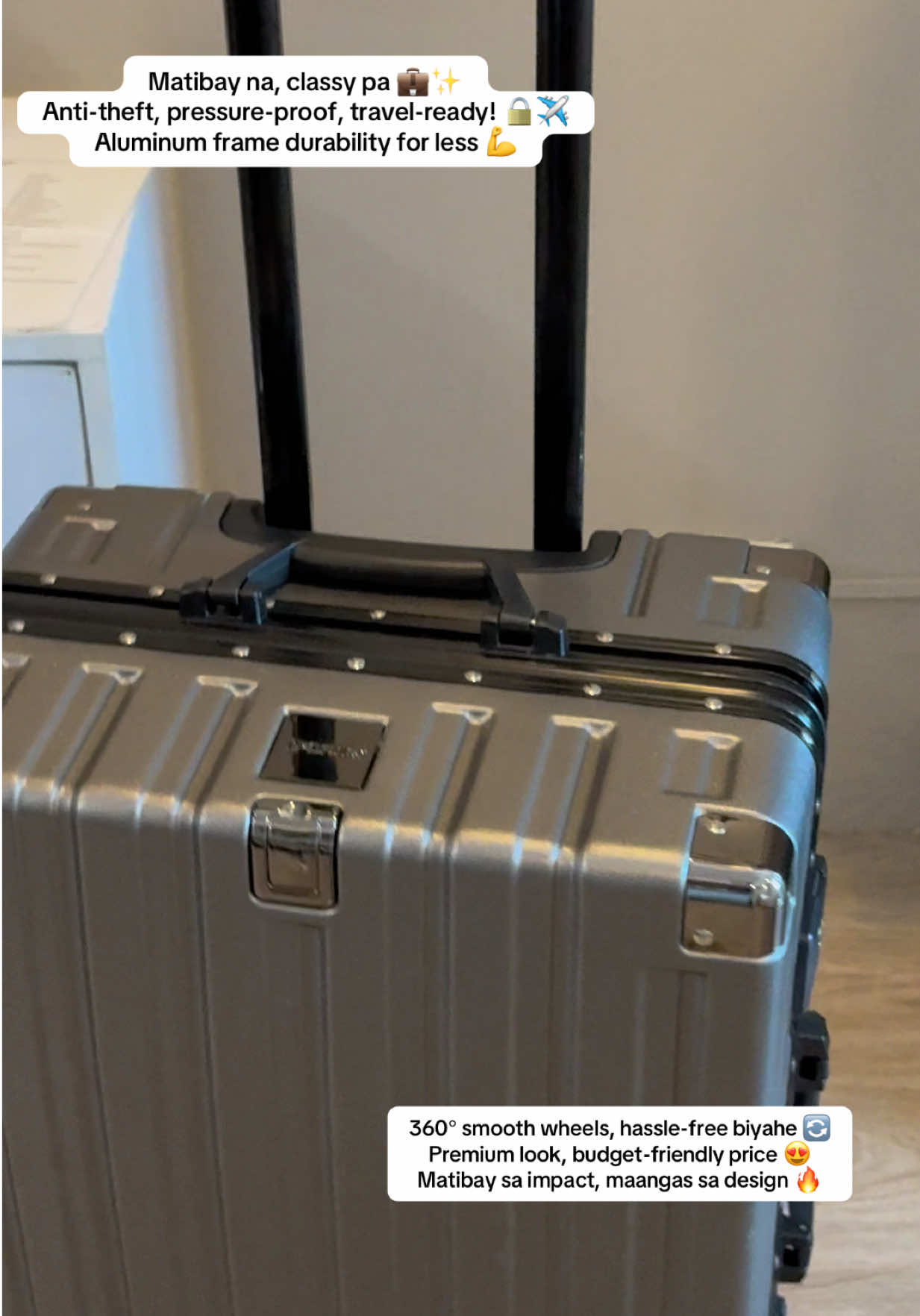 Matibay, maangas, at swak sa budget — ready ka na for your next trip! #TpartnerLuggage #Luggage #TravelEssentials #Tpartner #guardseriesluggage 