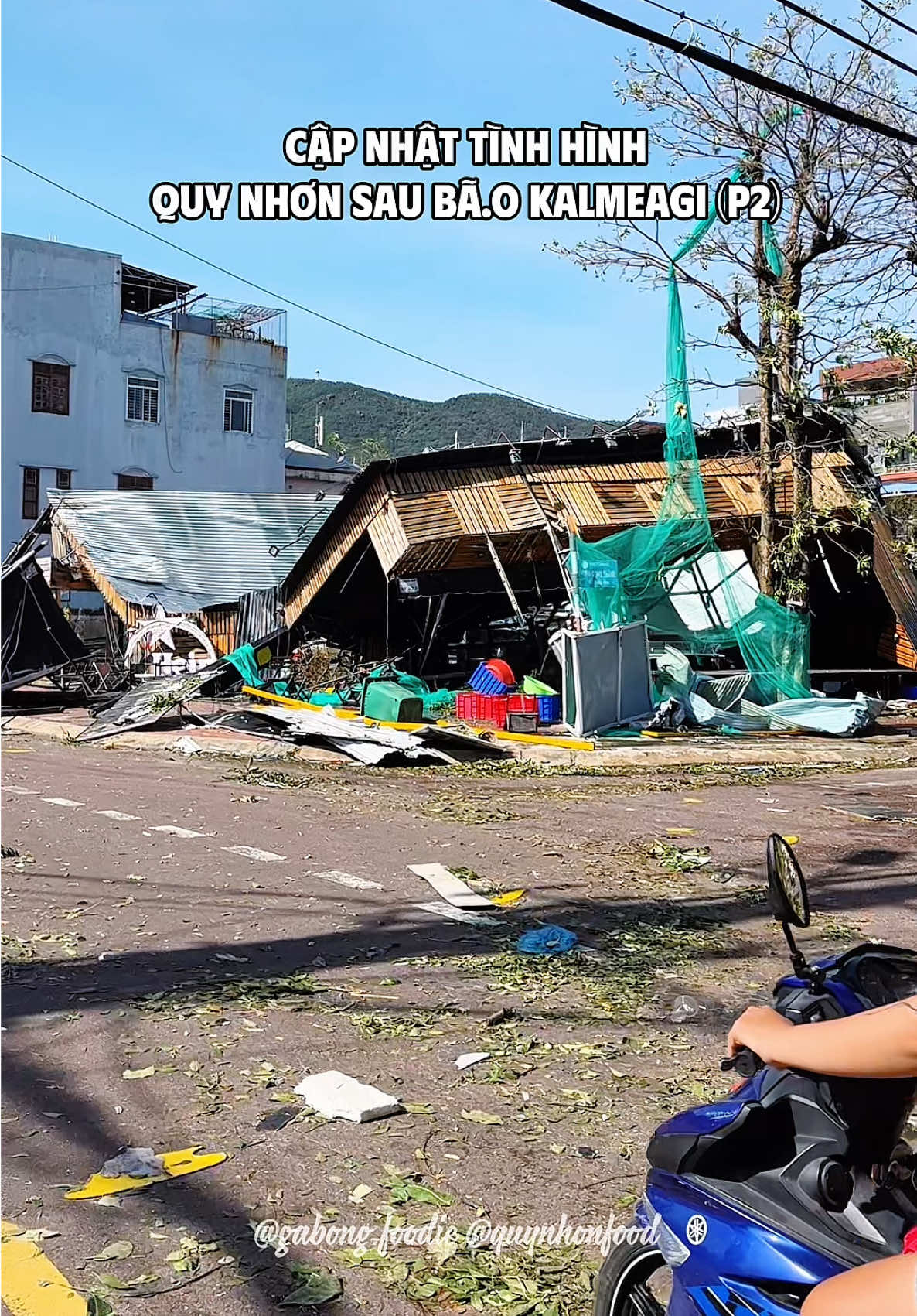 Nhiều nơi ở Quy Nhơn đổ vỡ sau cơn bão đổ bộ vào đêm qua 06/11 😔 #quynhon #lulut #baokalmaegi #quynhondidauangi #quynhonfood 