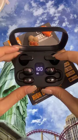 Sweat-proof in-ear & stylish clip-ons. Perfect for athletes & audiophiles. No drop, full control, clear power stats. #TrueWireless #MusicLovers #PremiumSoundForLess #Bluetooth53 #PodcastGear  