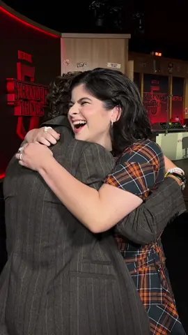 #GatenMatarazzo and #GabriellaPizzolo reunite on the carpet for #StrangerThings5 
