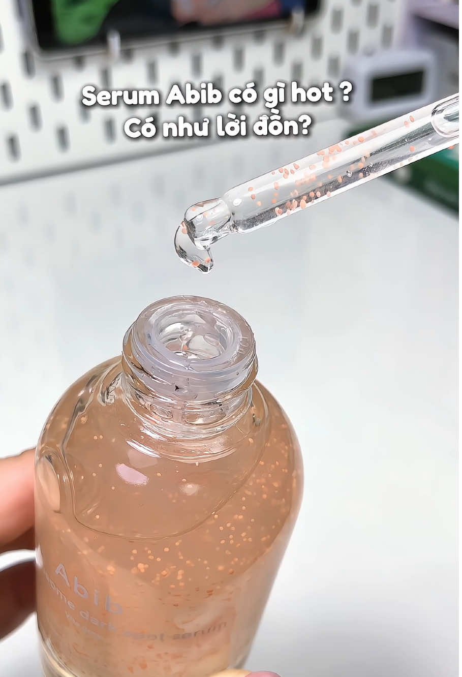 Em serum sáng da, mờ thâm làm Cô Học Chăm Da ồ quao lun nà #serum #sangda  #abibvn #goclamdep #duongsangda 